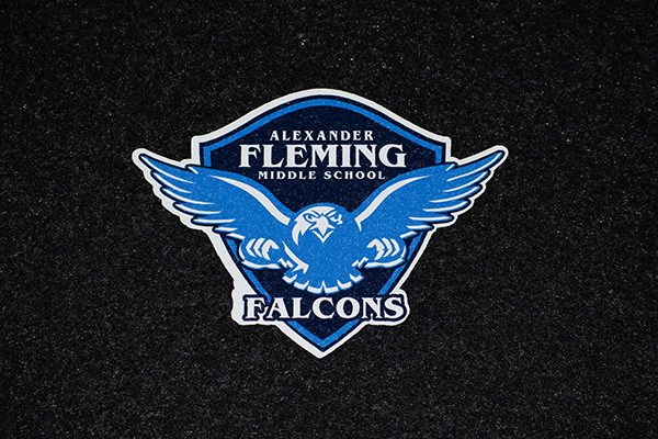 Fleming pressed logo